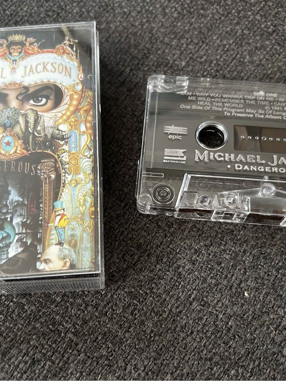 Michael Jackson Dangerous Cassette Tape